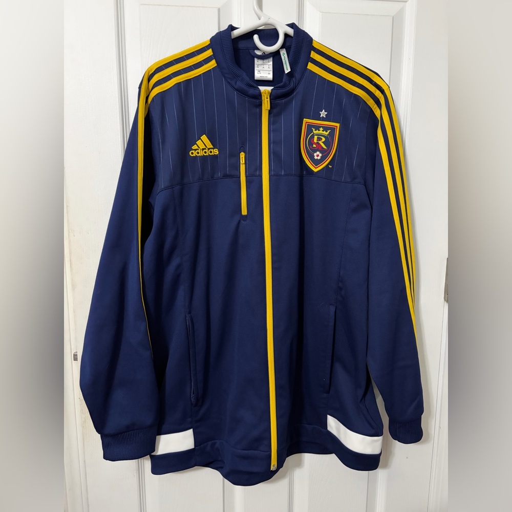 Adidas Men's  Real Salt Lake (RSL) track jacket